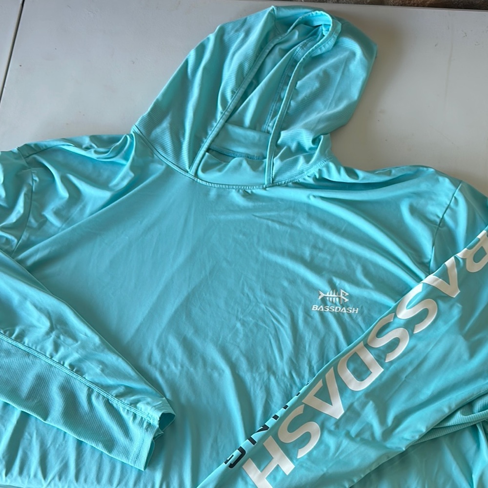 Men's Aqua Long Sleeve Tee